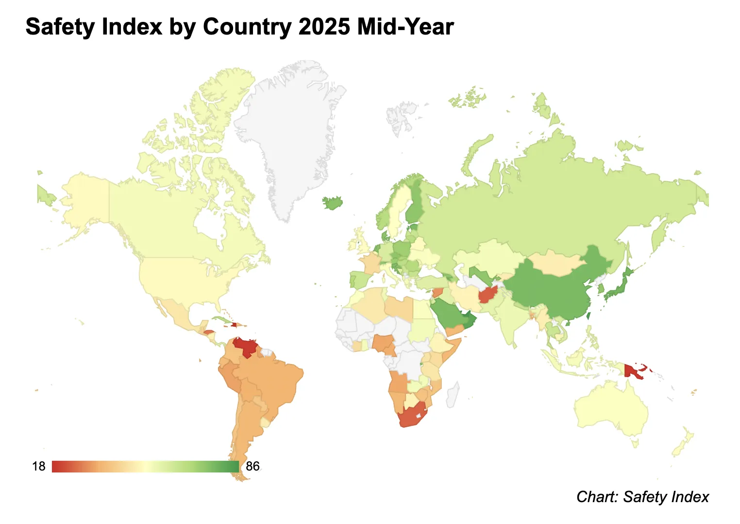 Numbeo Crime Index provides a comparative snapshot of perceived crime levels worldwide
